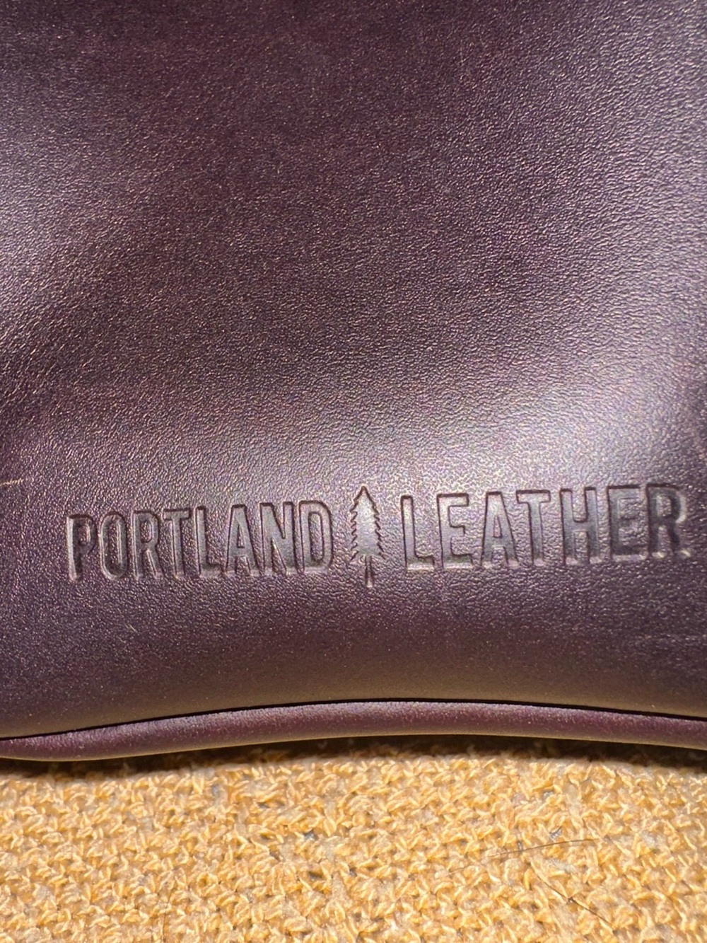 Portland Leather Dark Brown Messenger Crossbody Bag - Picture 2 of 5